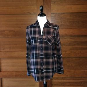 RVCA Long sleeve flannel shirt